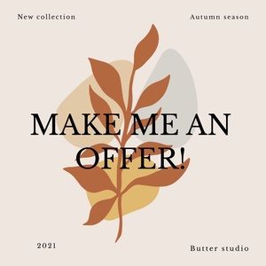 All offers welcomed!